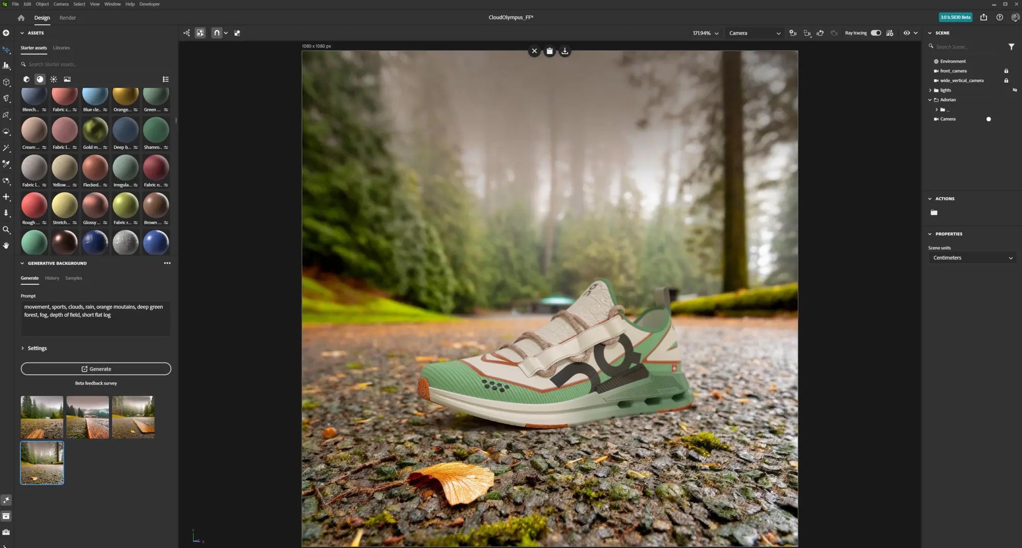 Adobe Substance 3D collaborates with On and renowned design school CREAPOLE
